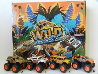 Obrázek z Auto Monster truck safari 9cm, 4druhy, na setrvačník (16) 